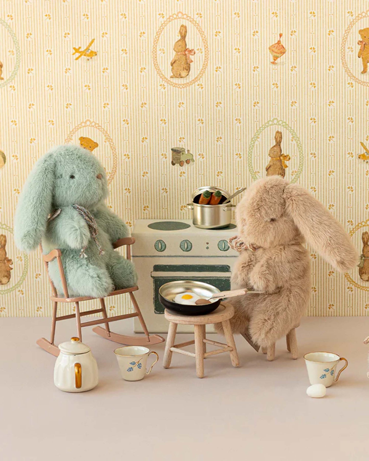 Light brown mini rabbit soft toy 13 cm - Maileg