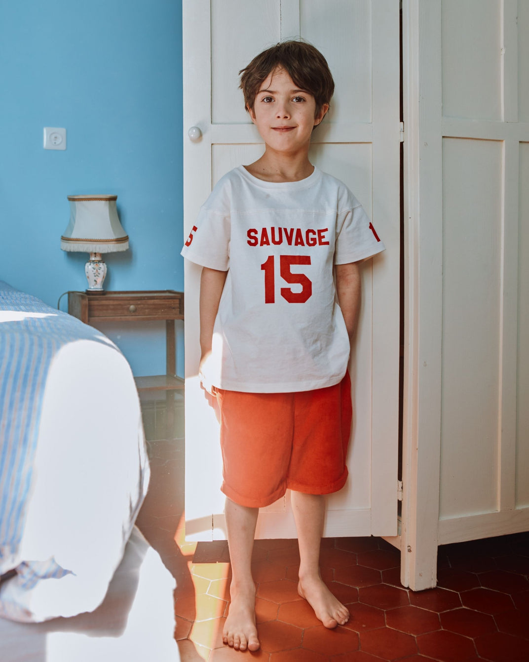 T-shirt coton bio N°15 crème