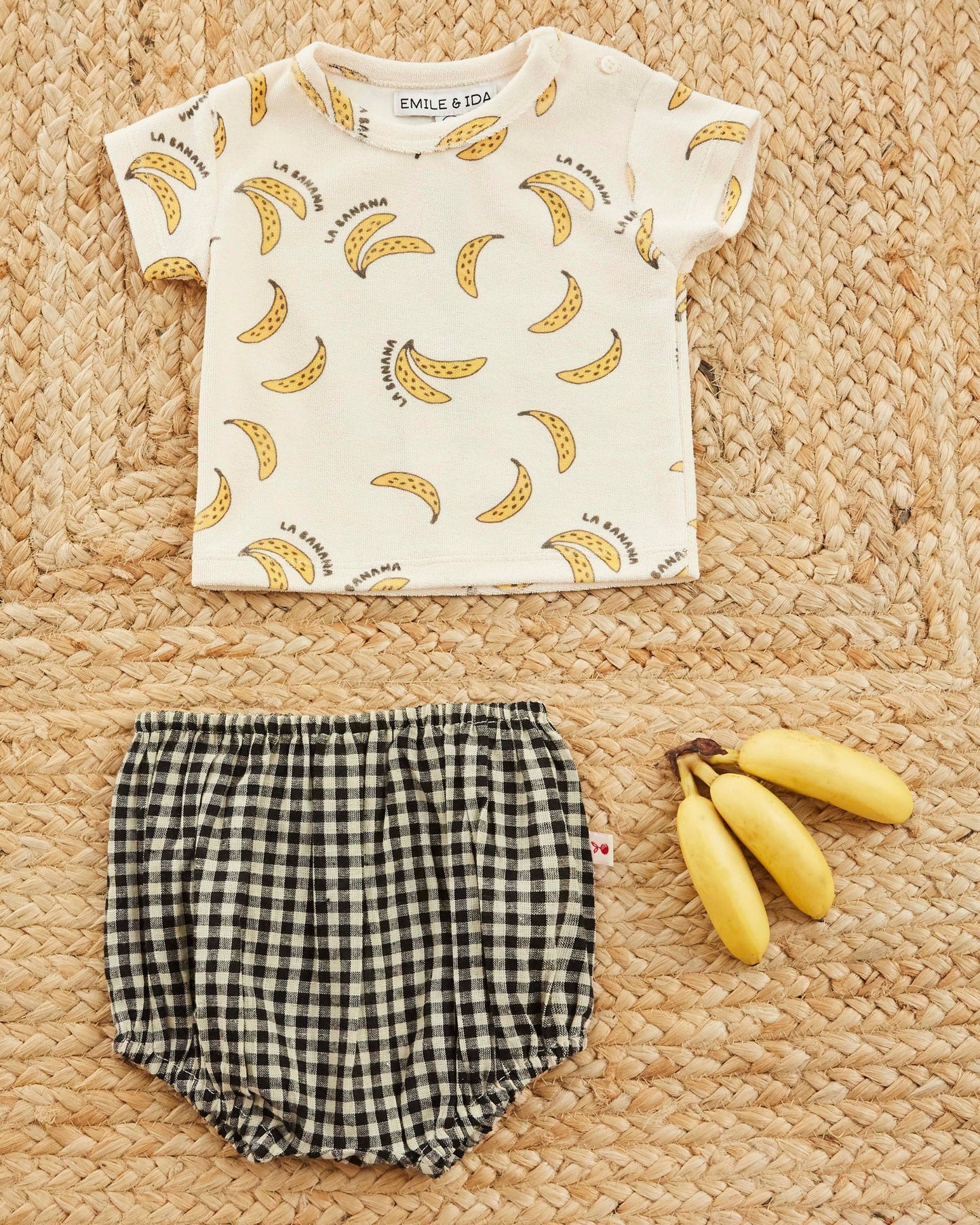 T-shirt - Éponge banane crème