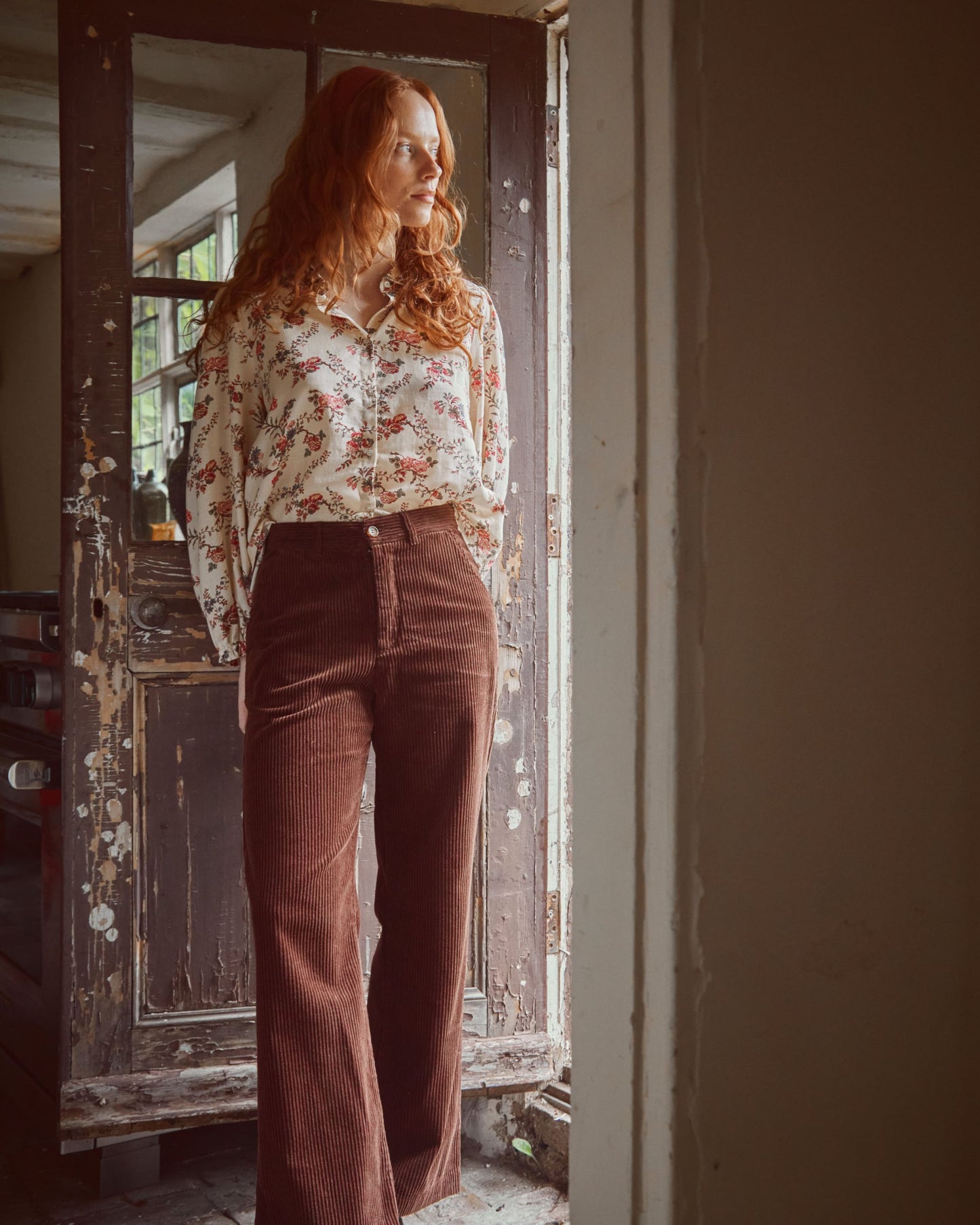 Ecru orchid shirt