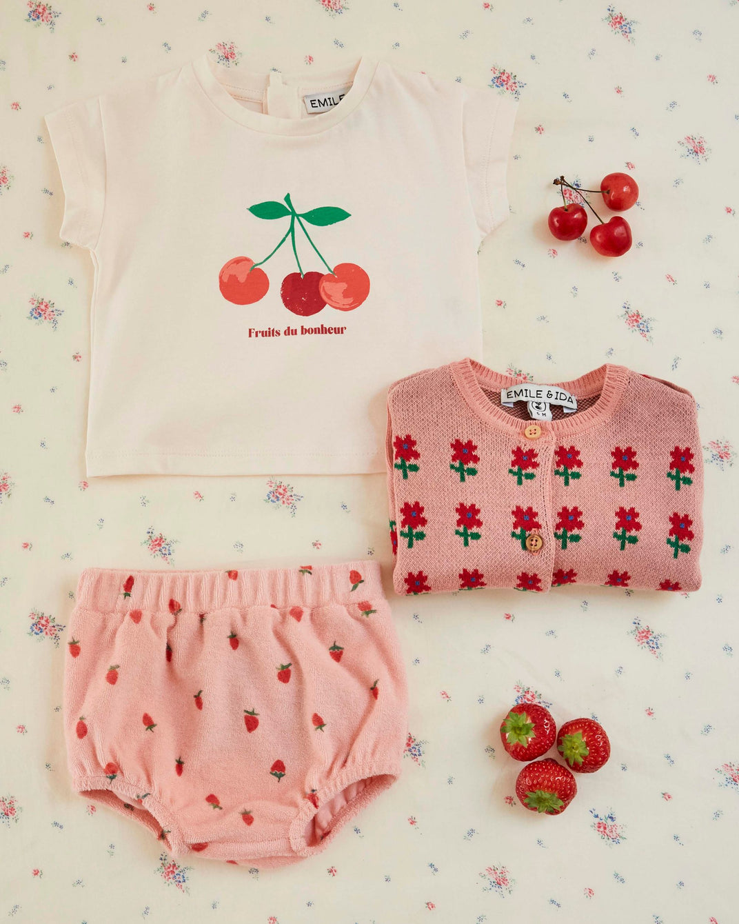 Bloomer - Éponge fraises rose