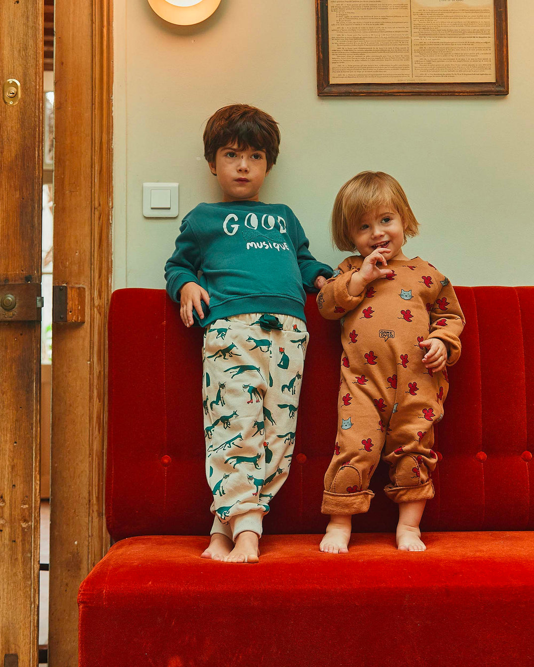 Sweat Good Musique coton bio sapin