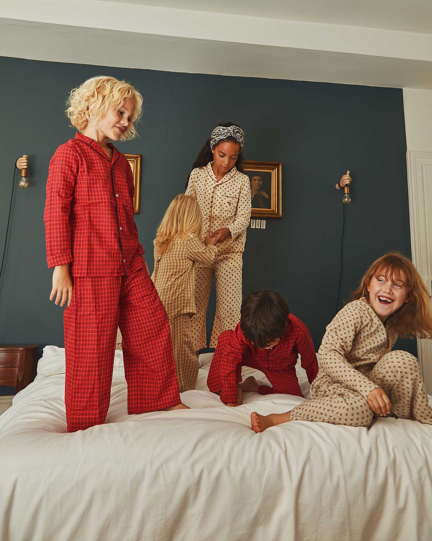 Pyjama écossais rouge