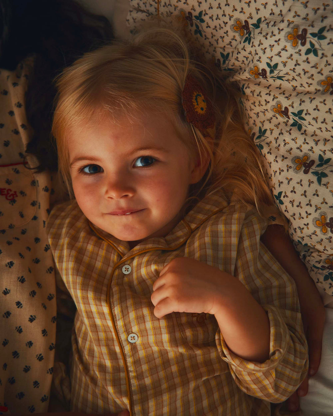 Pyjama carreaux brigitte jaune