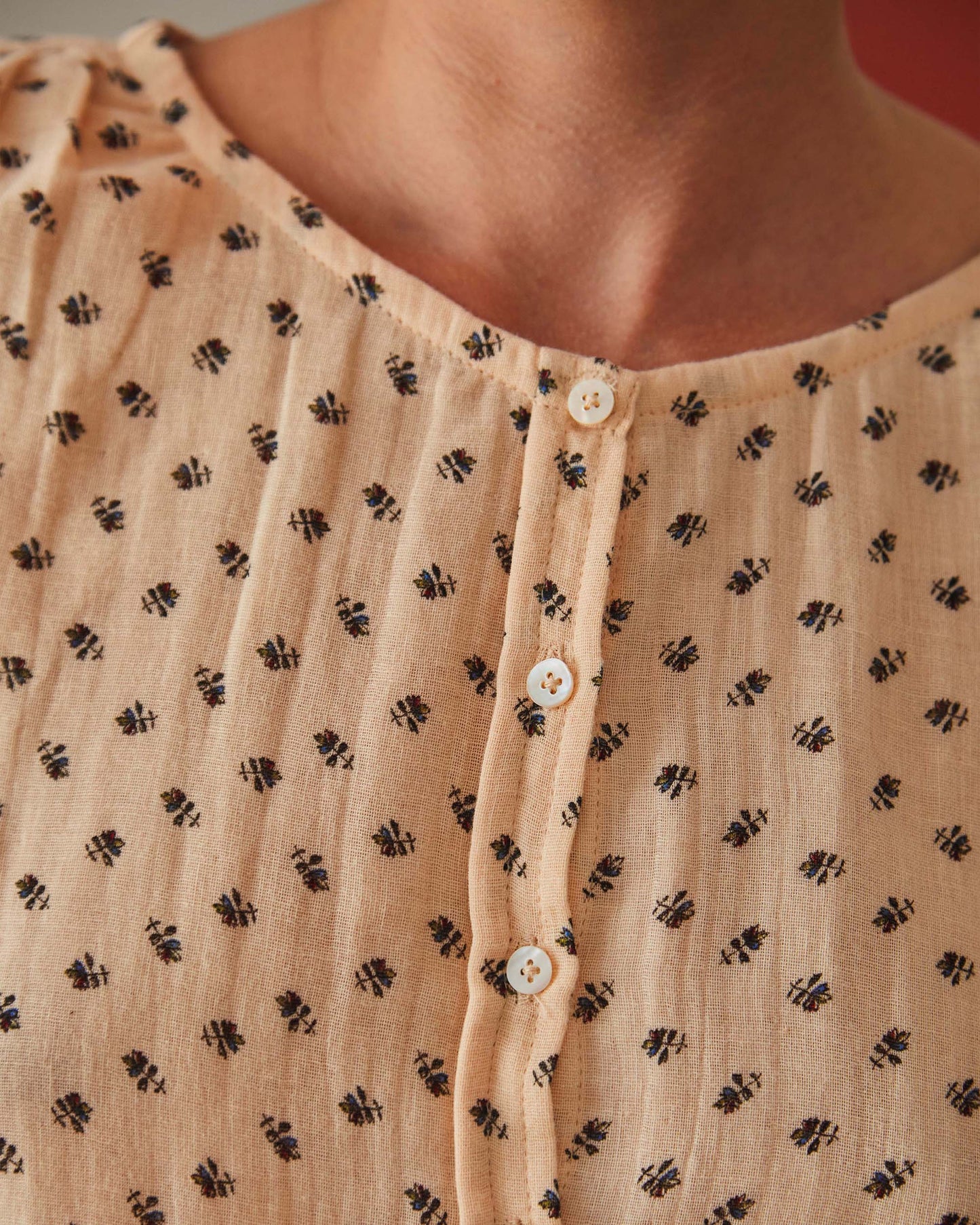 Blouse chardon beige