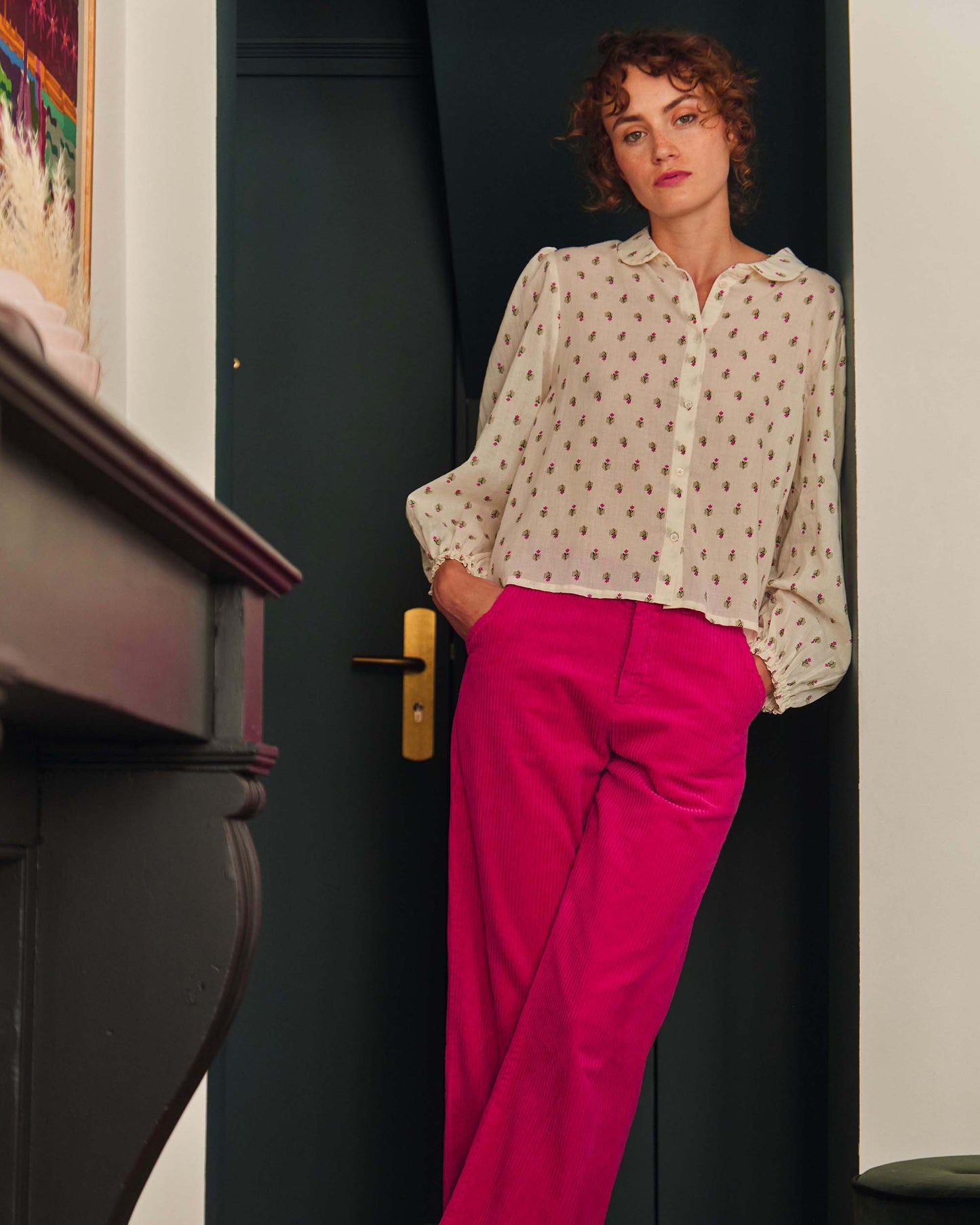 Blouse femme Lily écru