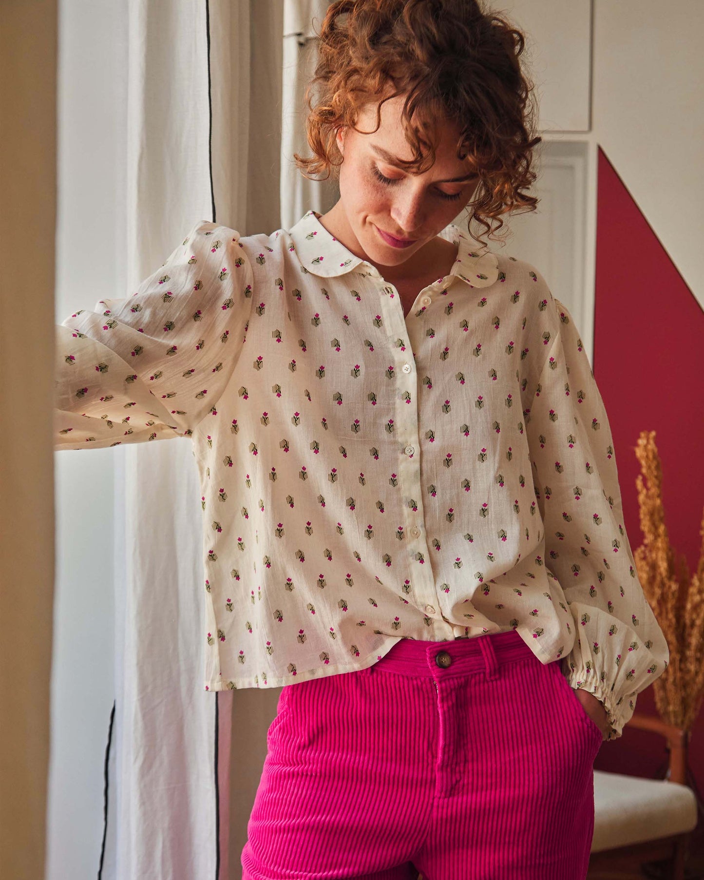 Blouse femme Lily écru
