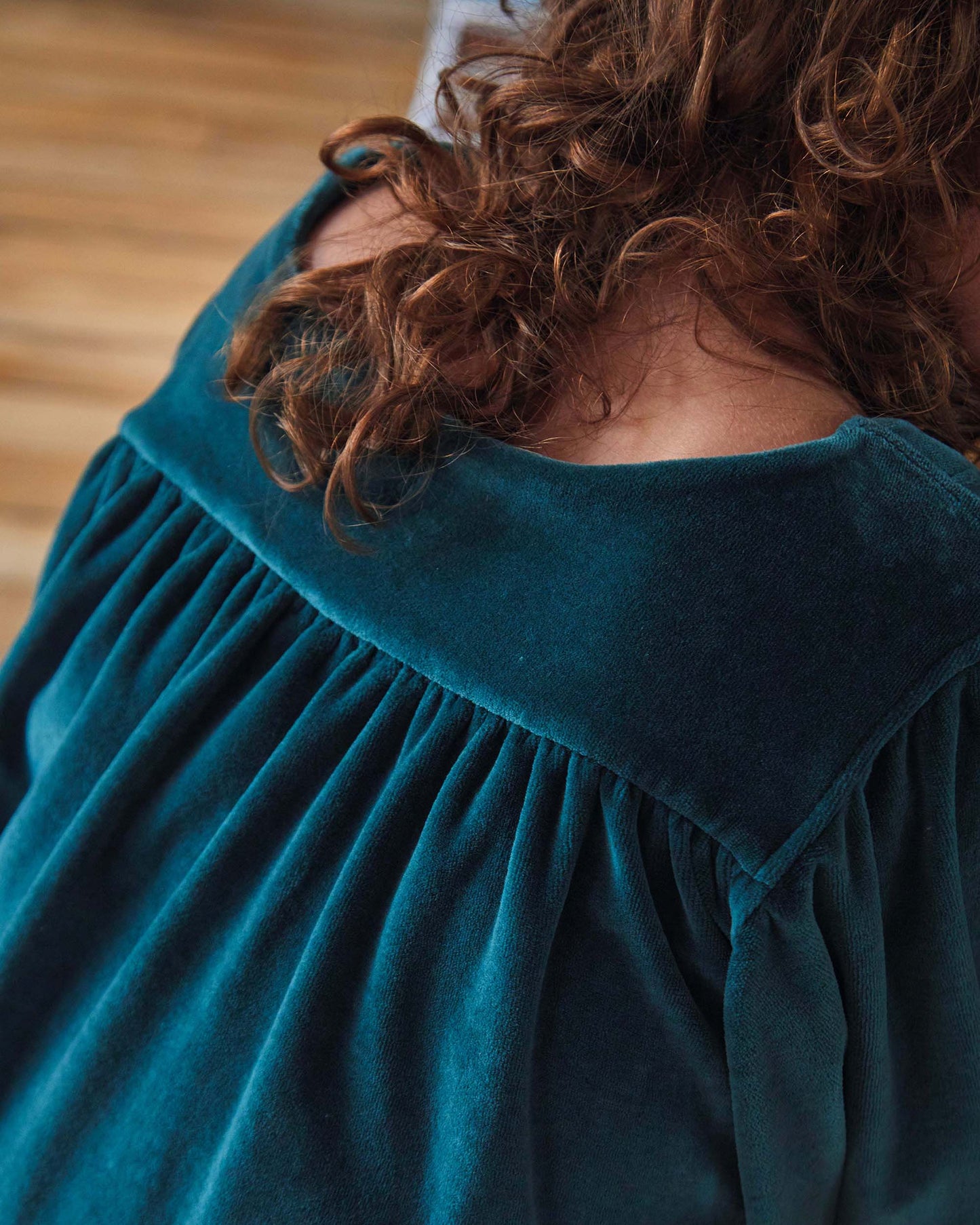 Sweat velours coton bio sapin