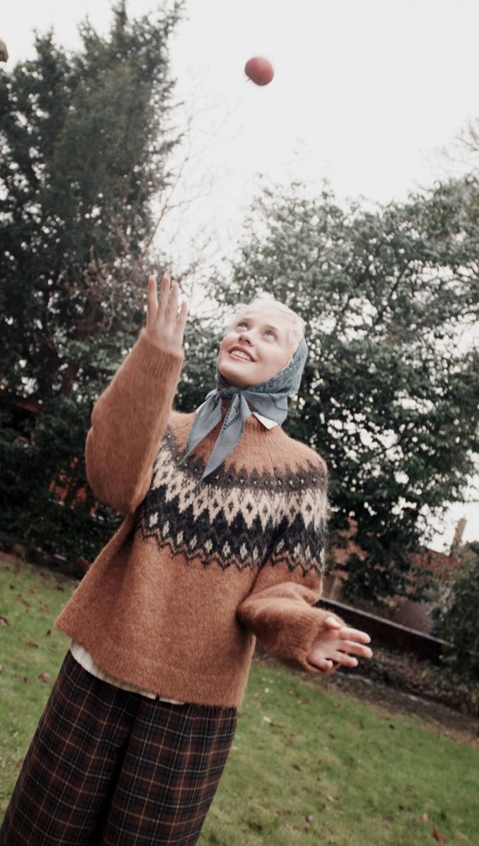 Le pull camel