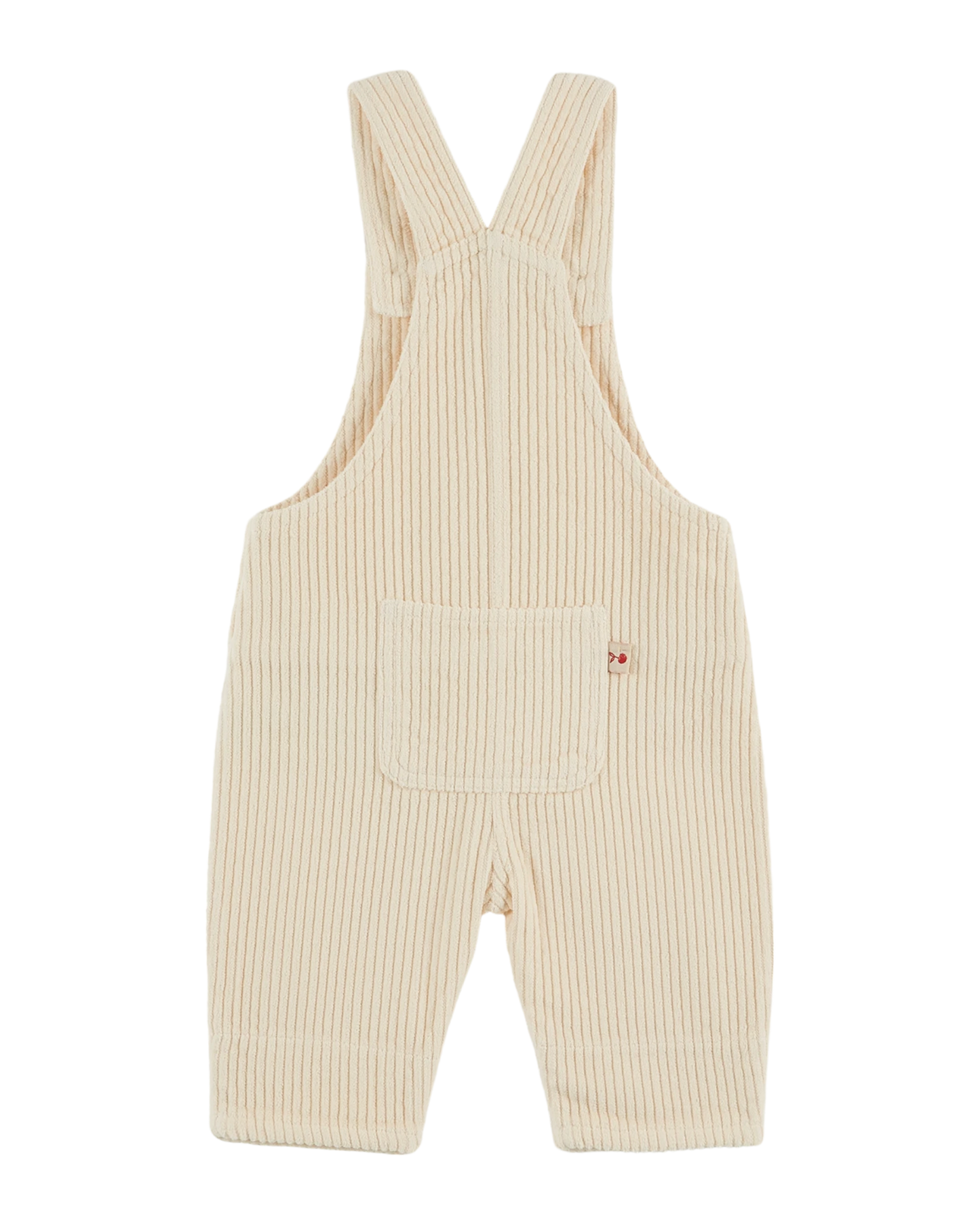 Salopette velours crème