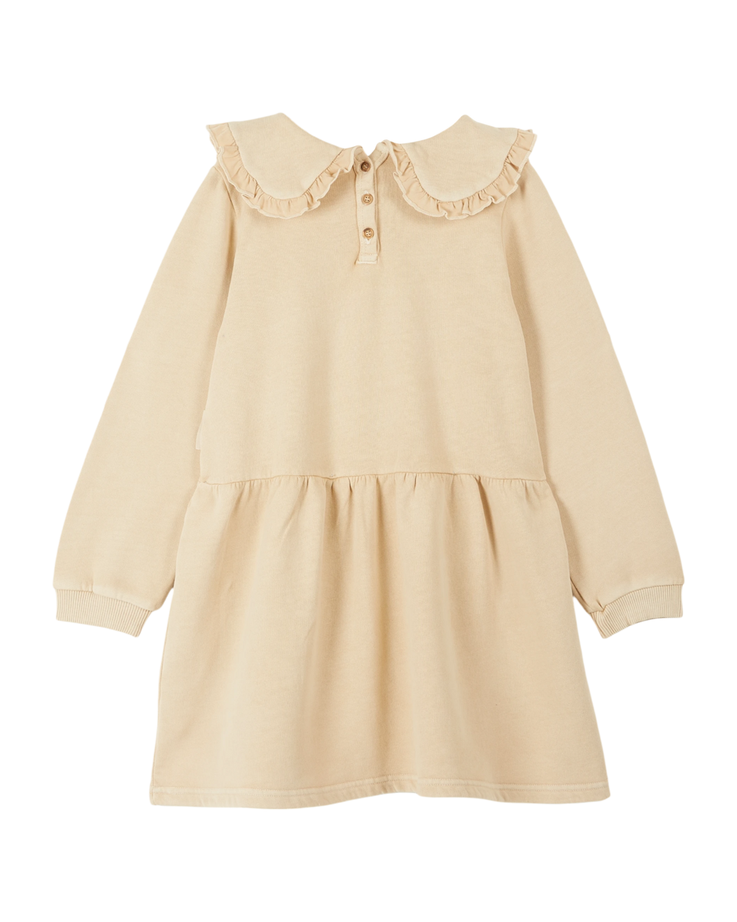 Robe coton et teinture bio beige