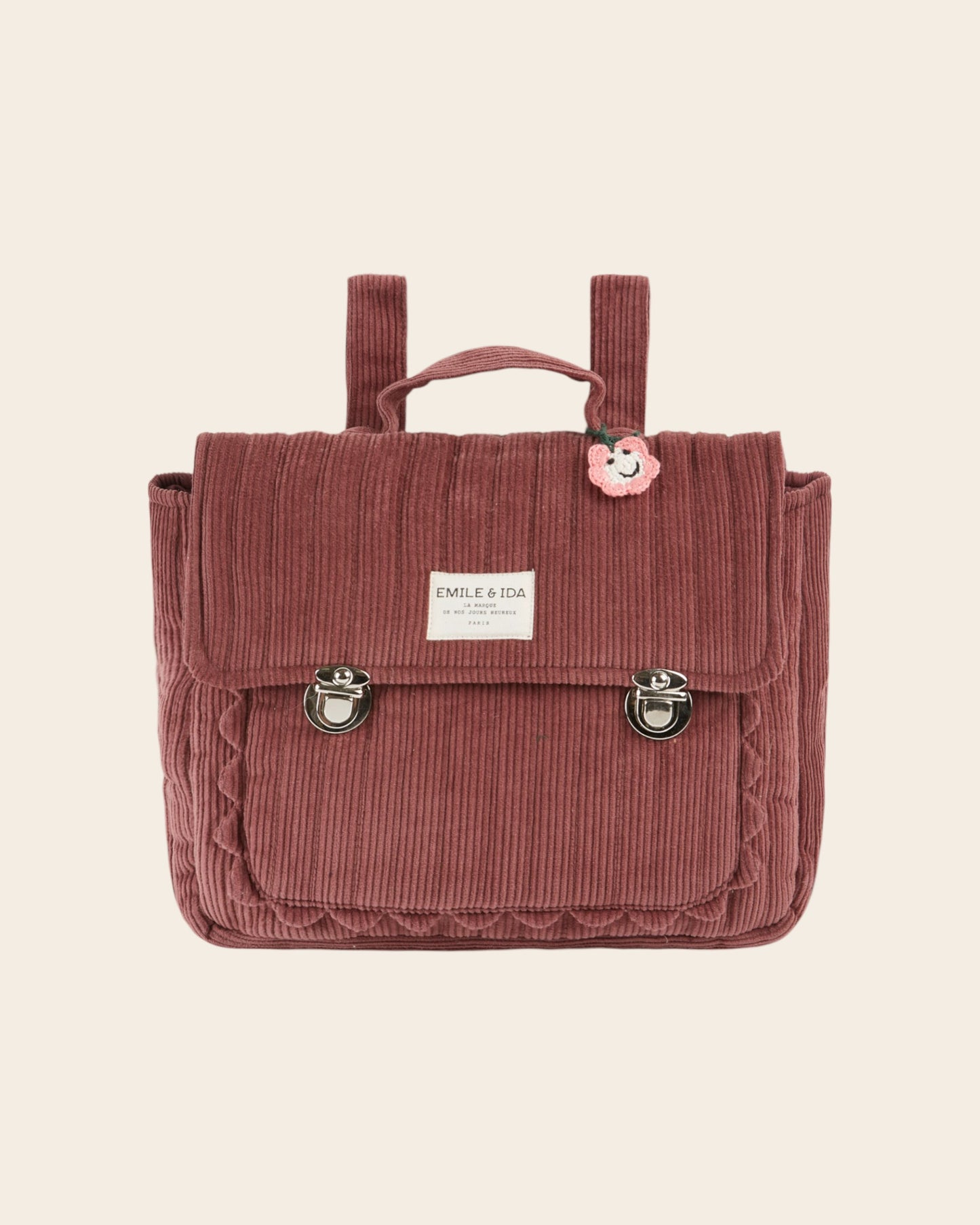 purple schoolbag
