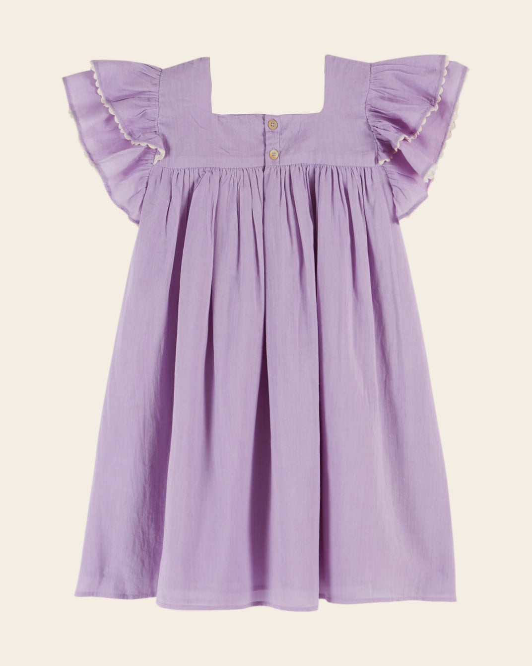 Robe - Voile de coton violet