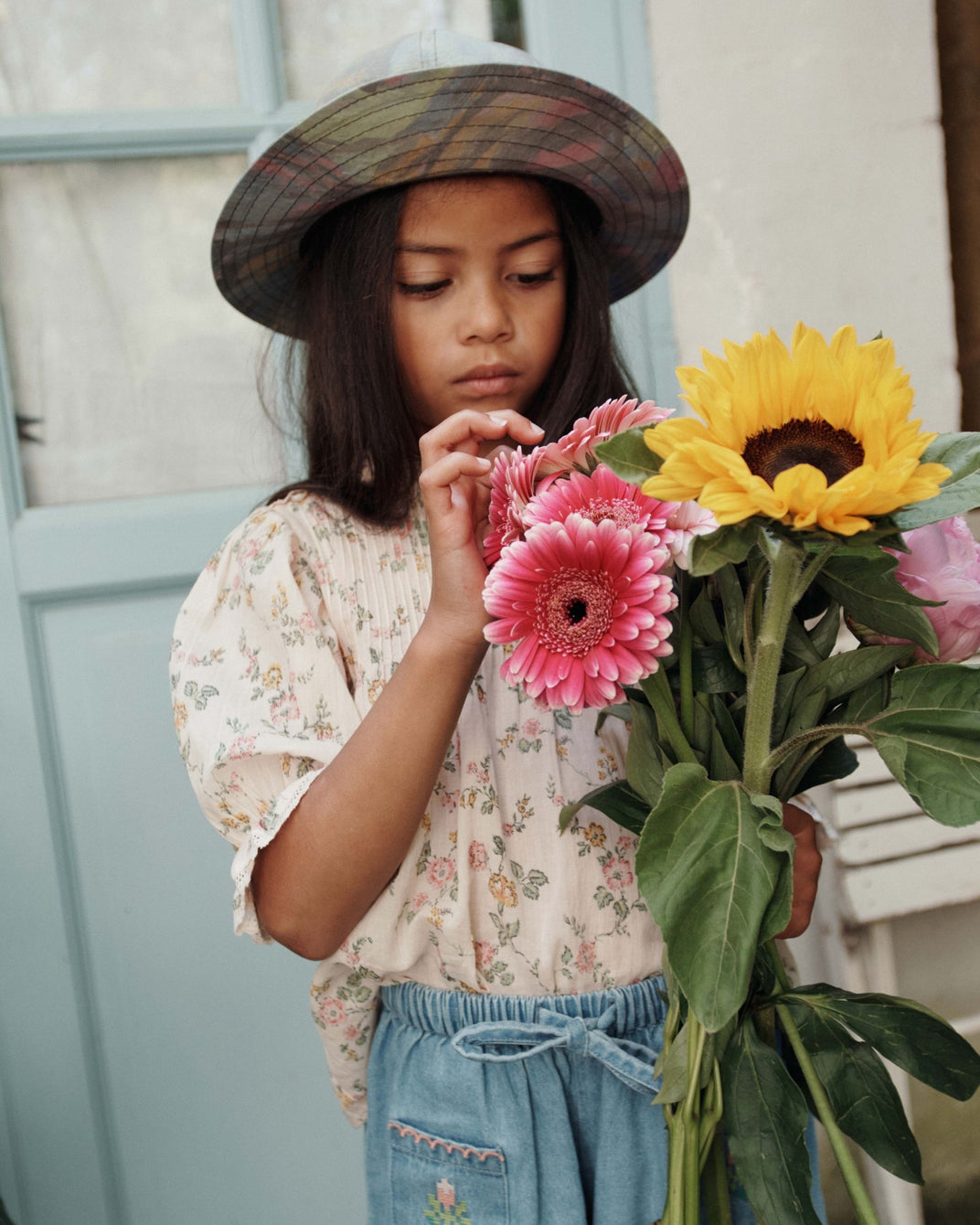 Blouse - Voile de coton rosier