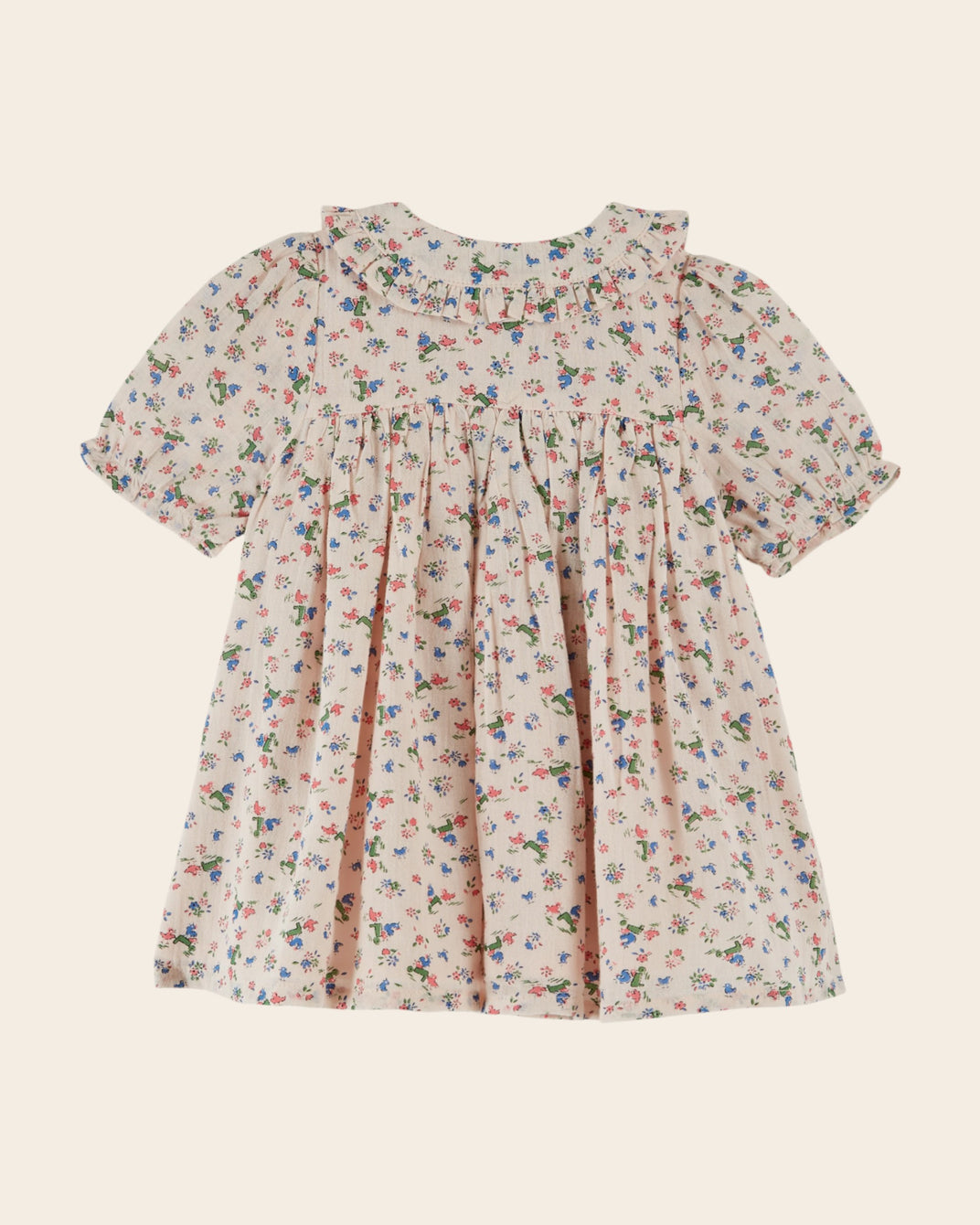 Robe - Ample à motifs rose