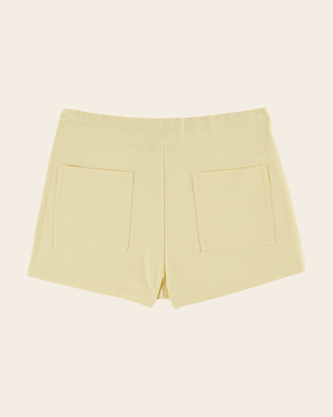 Short - Poches fleurs mimosa