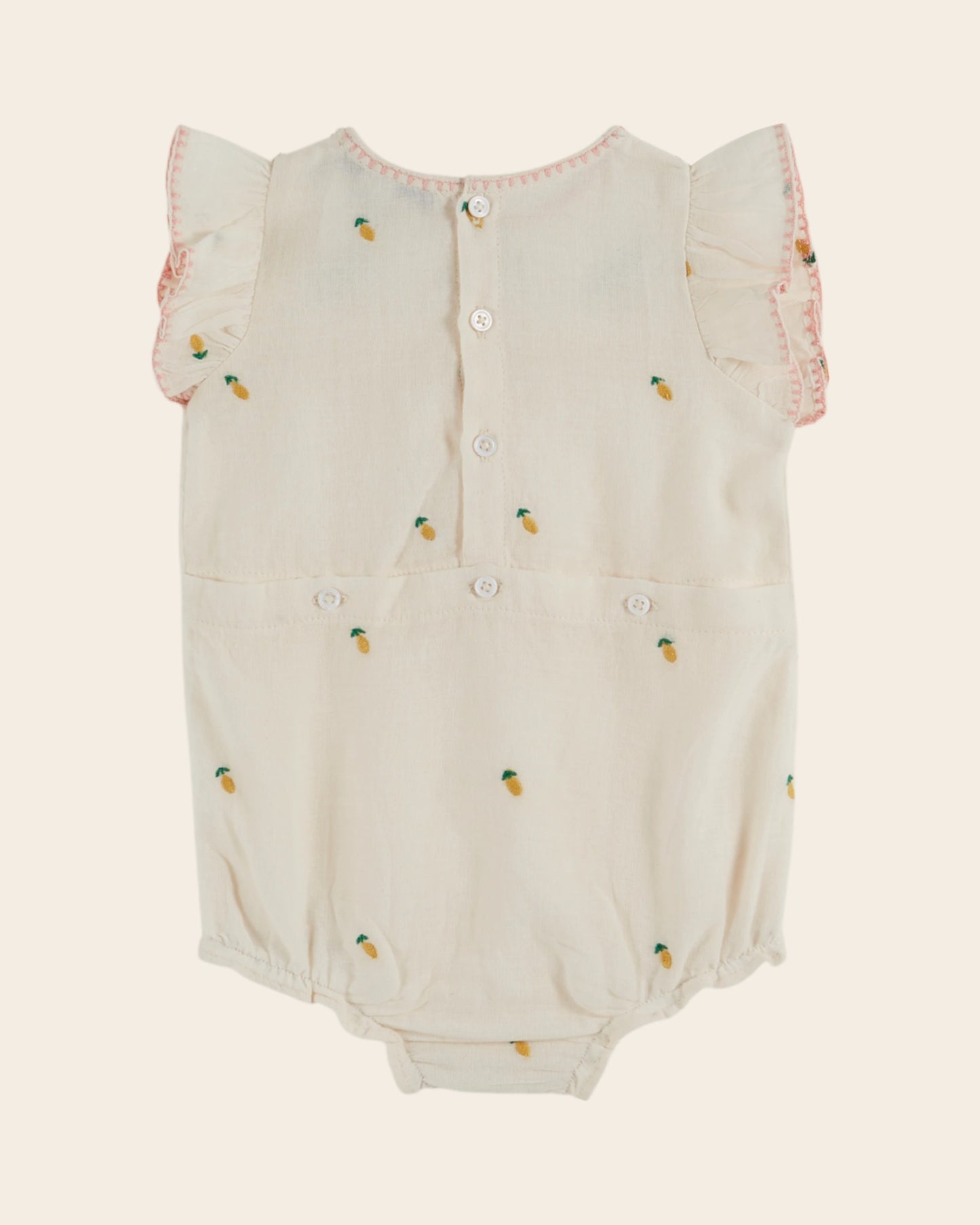 Combibloomer - Brodé citrons crème