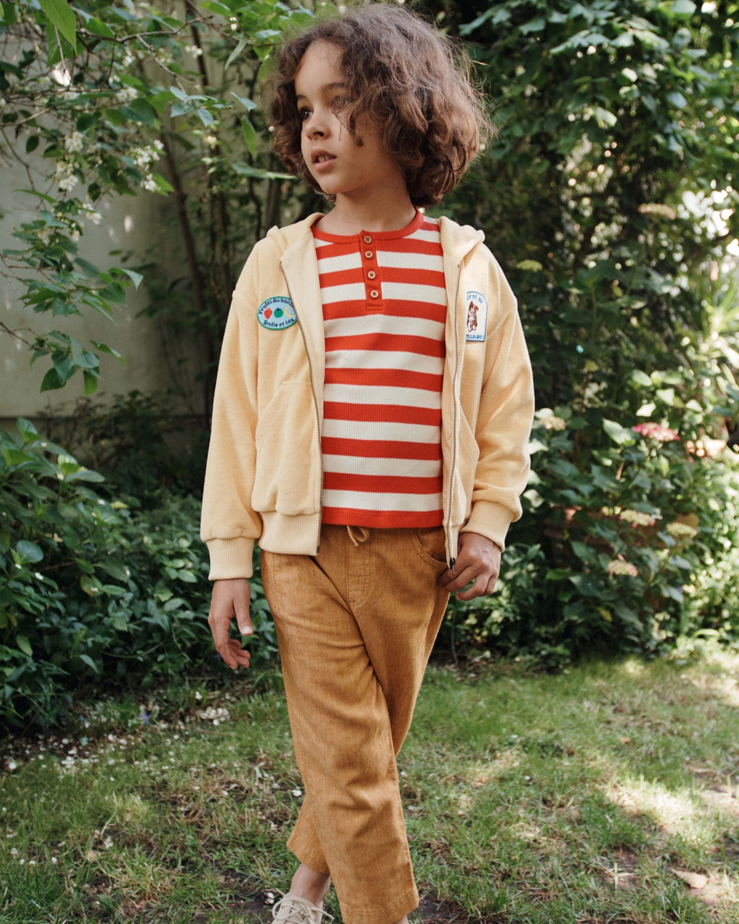 Sweat à capuche - Jaune