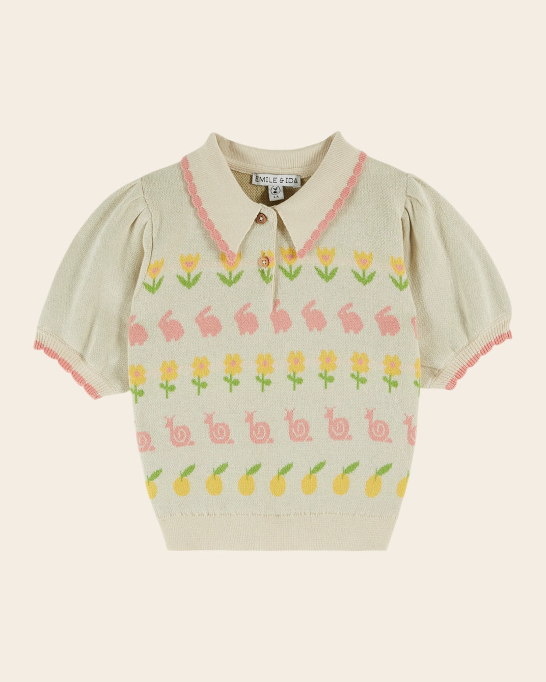 Pull - Jacquard beige