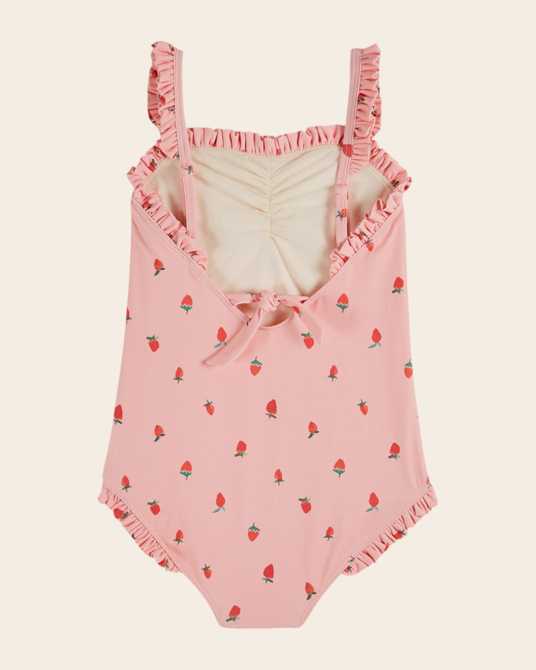 Maillot de bain - Une pièce fraises rose
