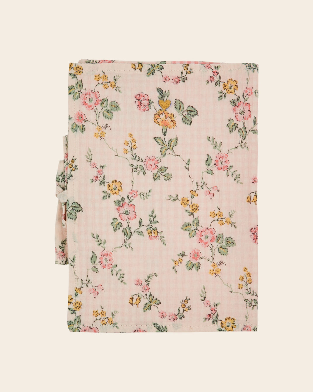 Couvre carnet - Fleuri rosier