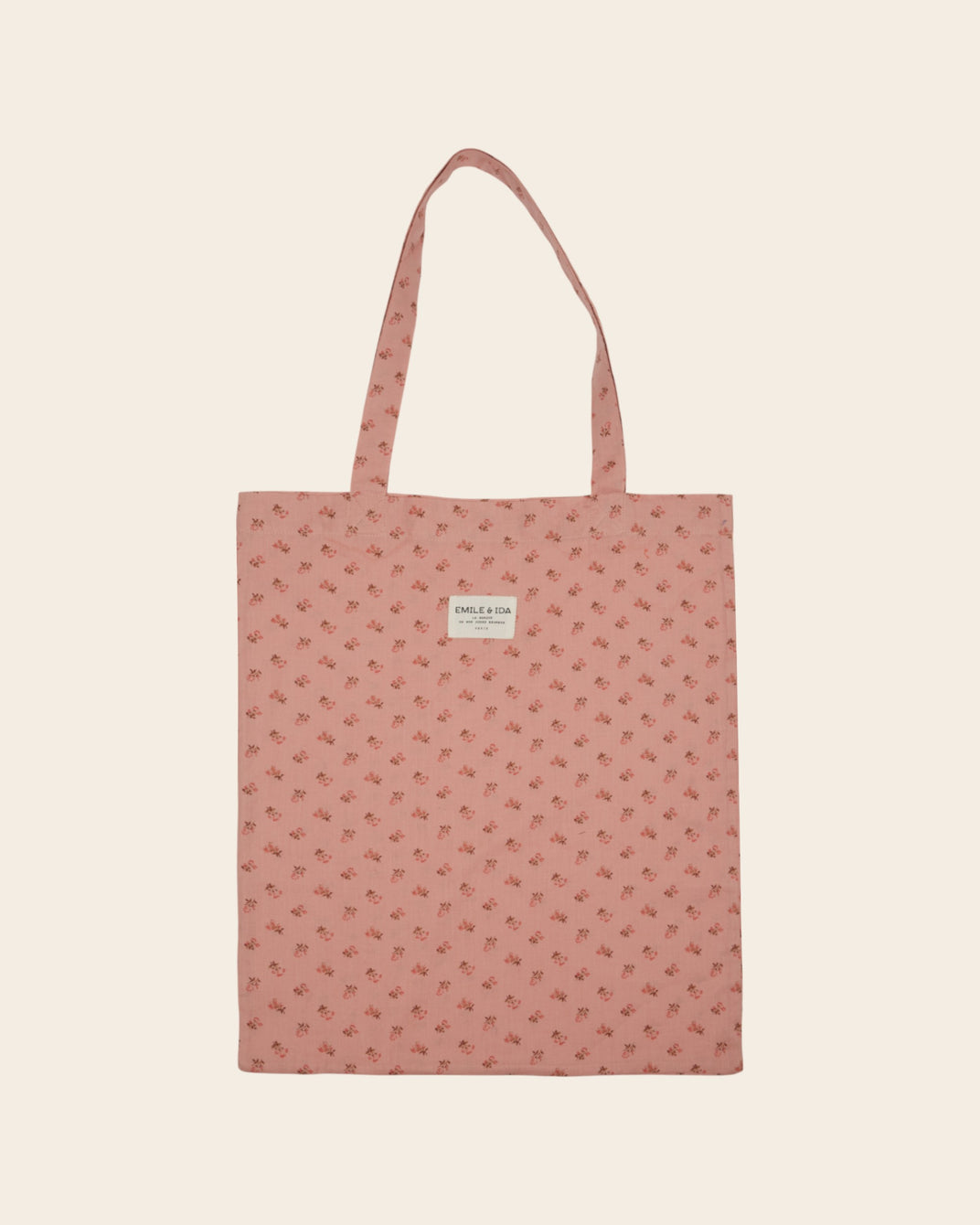 Tote bag - Fleuri rose