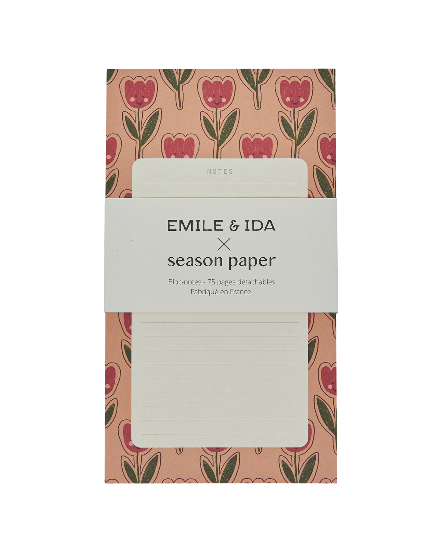 Bloc-notes Tulipe joyeuse