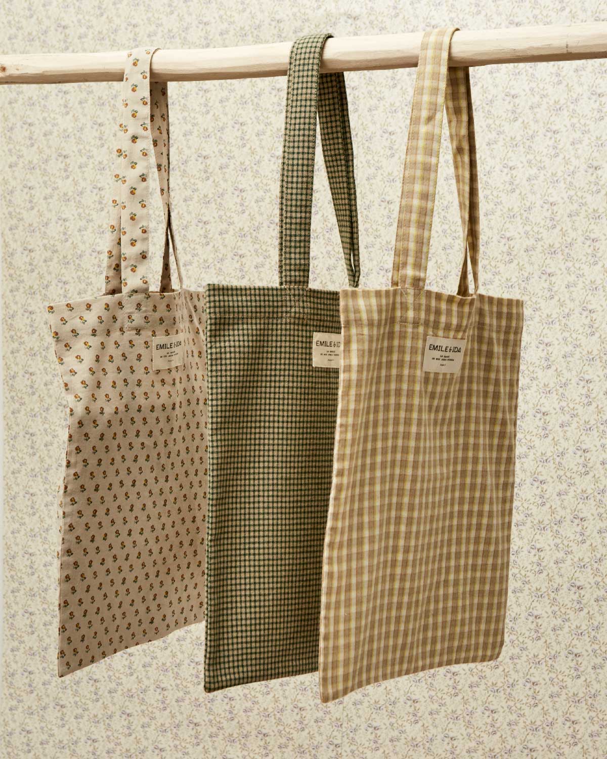 Tote bag denise vert