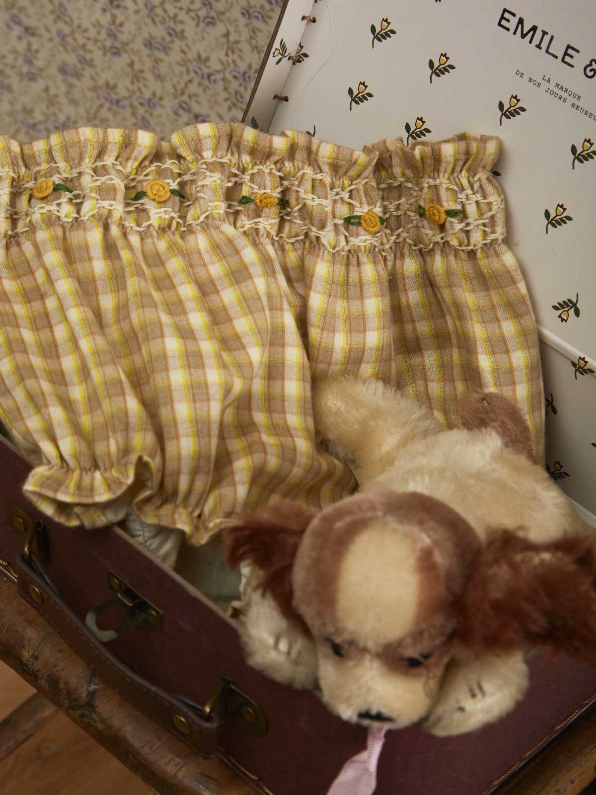 Bloomer carreaux Brigitte jaune