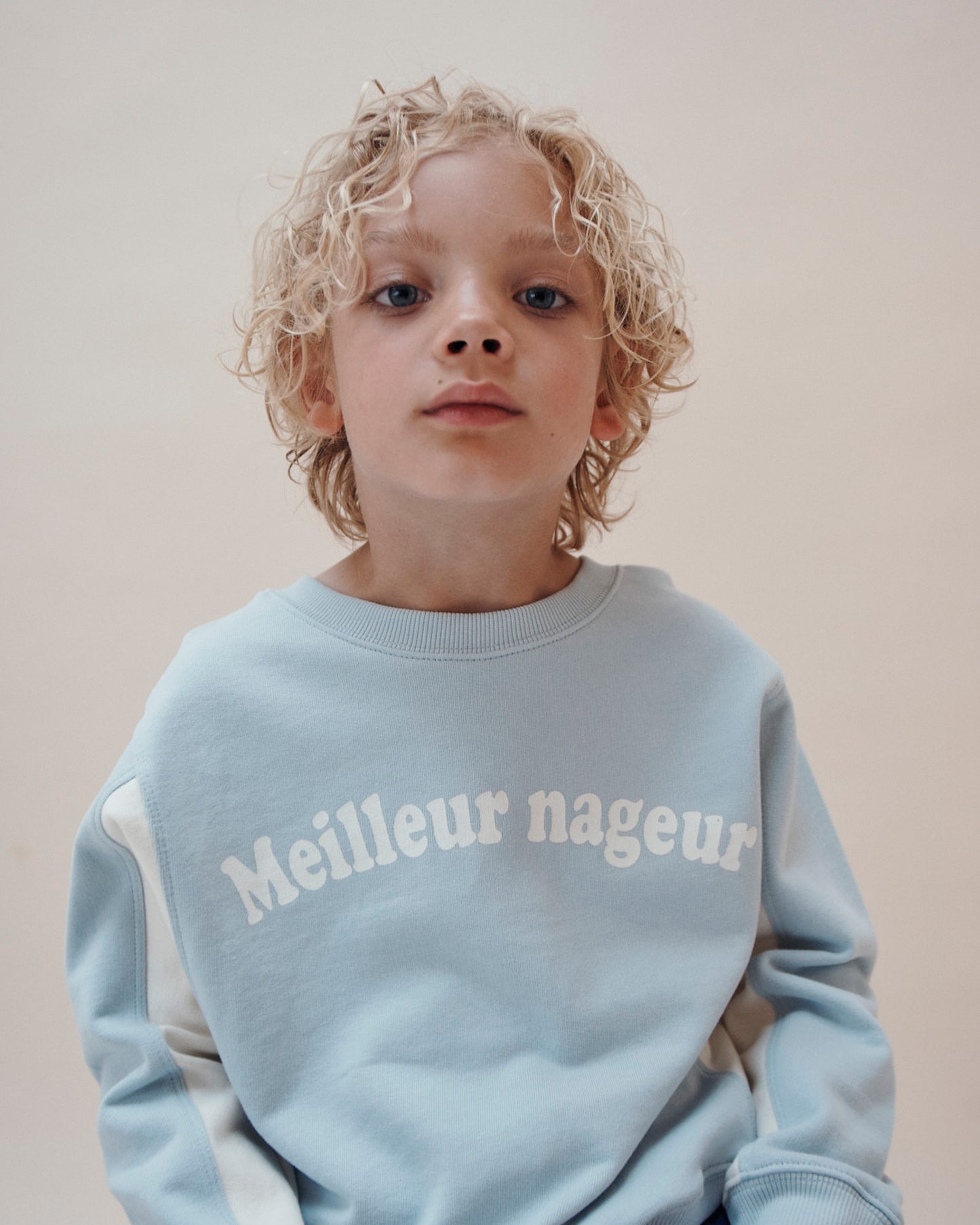 Sweat coton bio meilleur nageur flocon