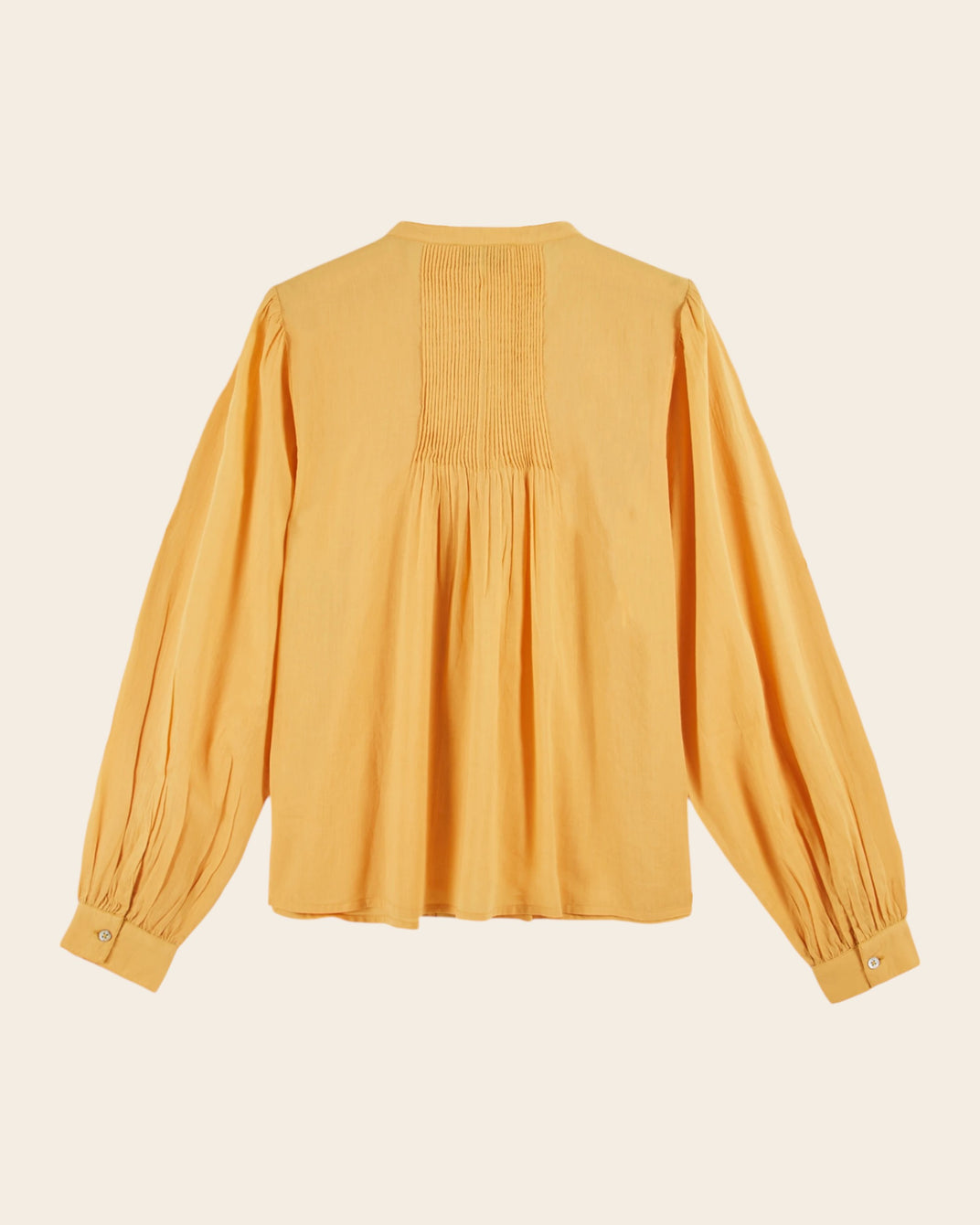 Blouse - Plissé jaune