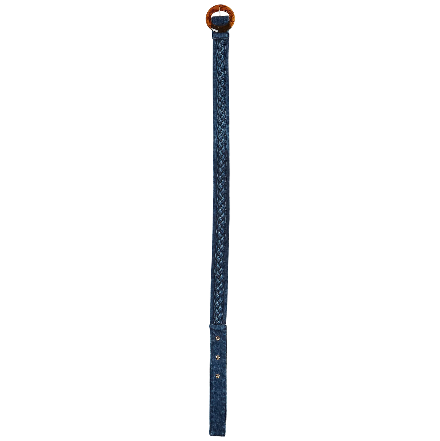 Ceinture tressée denim
