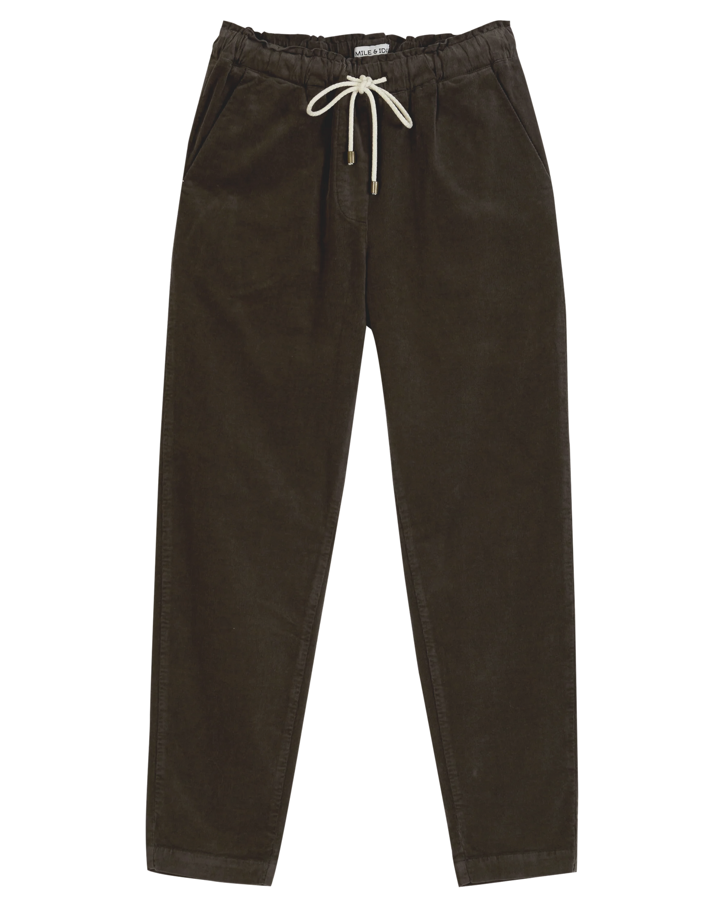 Pantalon velours bitume