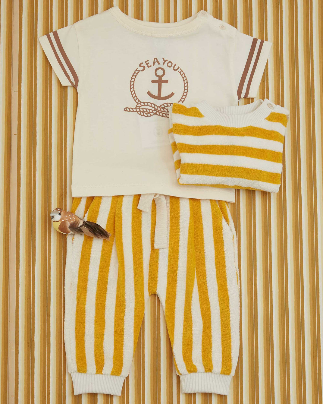 T-shirt coton bio sea you écru