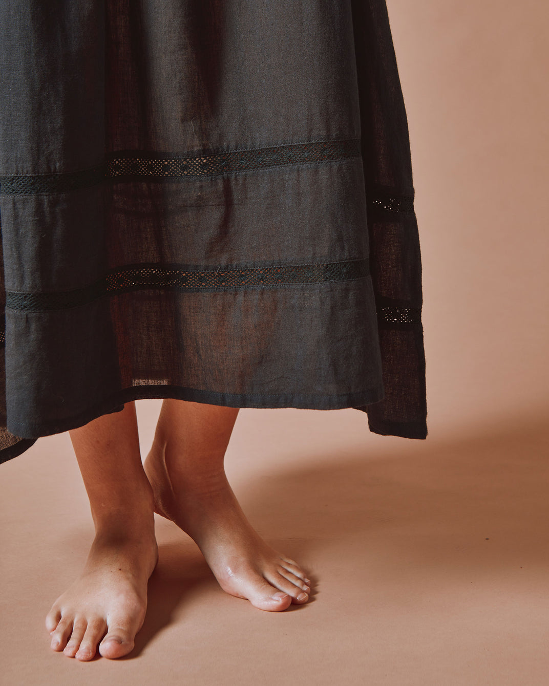 Robe longue - Dentelle noir