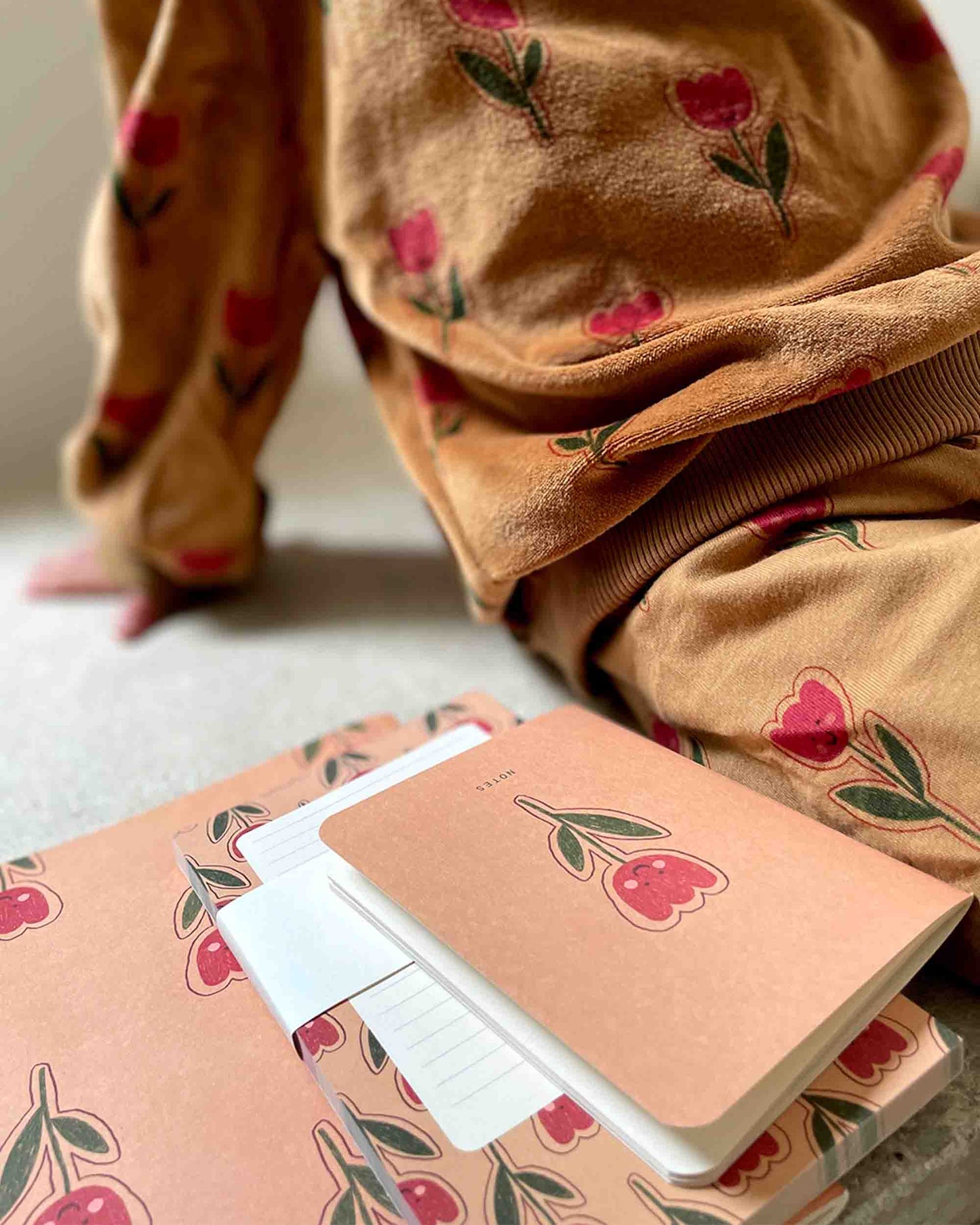 Carnet de poche Tulipe joyeuse
