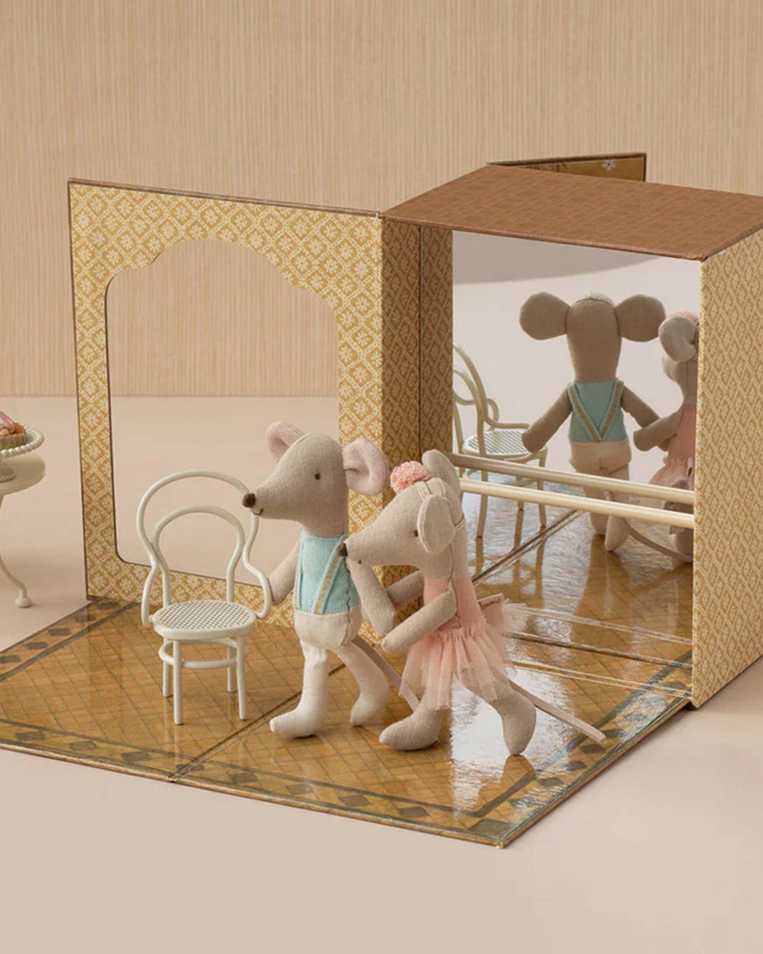 Studio dance frère et soeur beige - Maileg