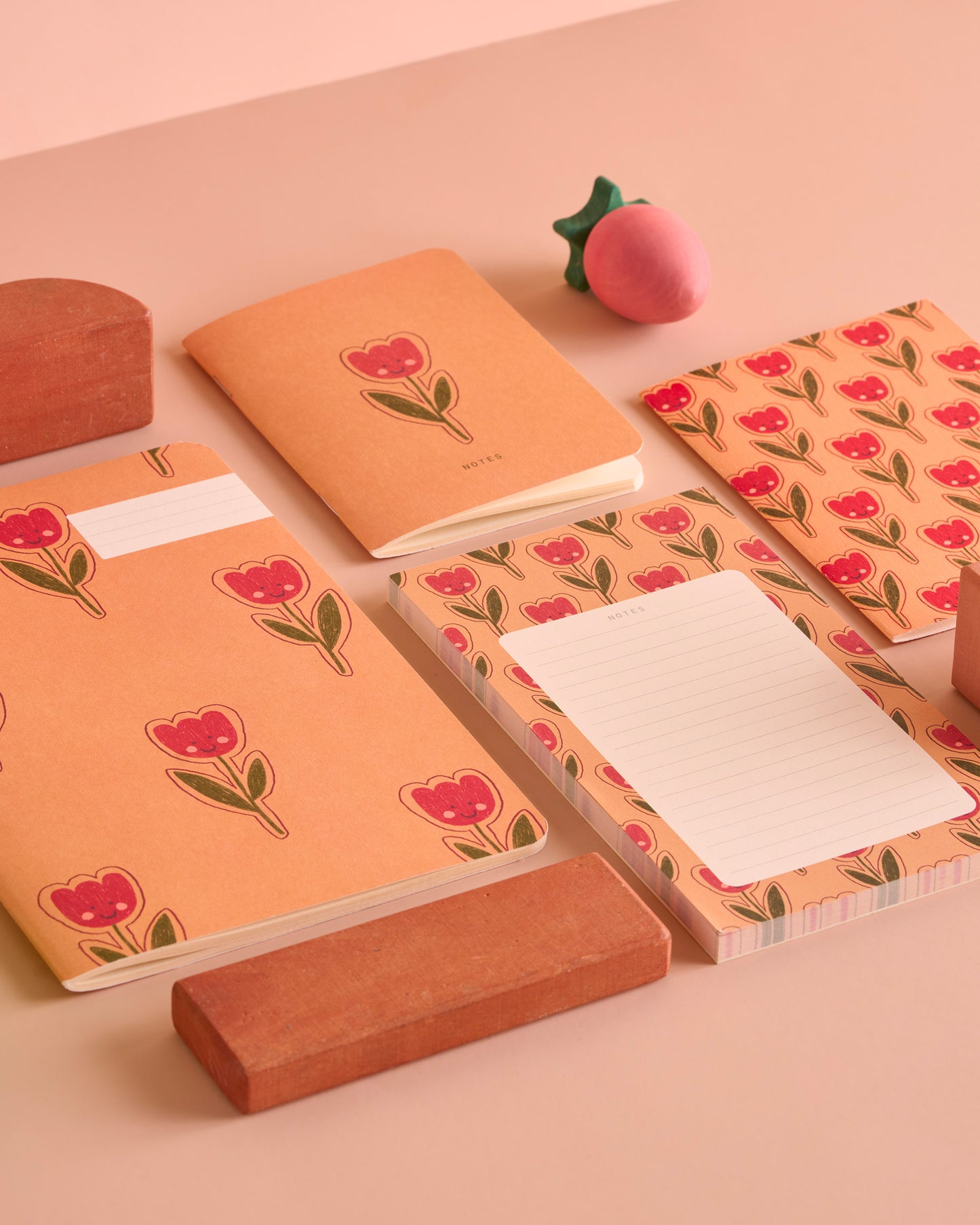 Carnet de poche Tulipe joyeuse