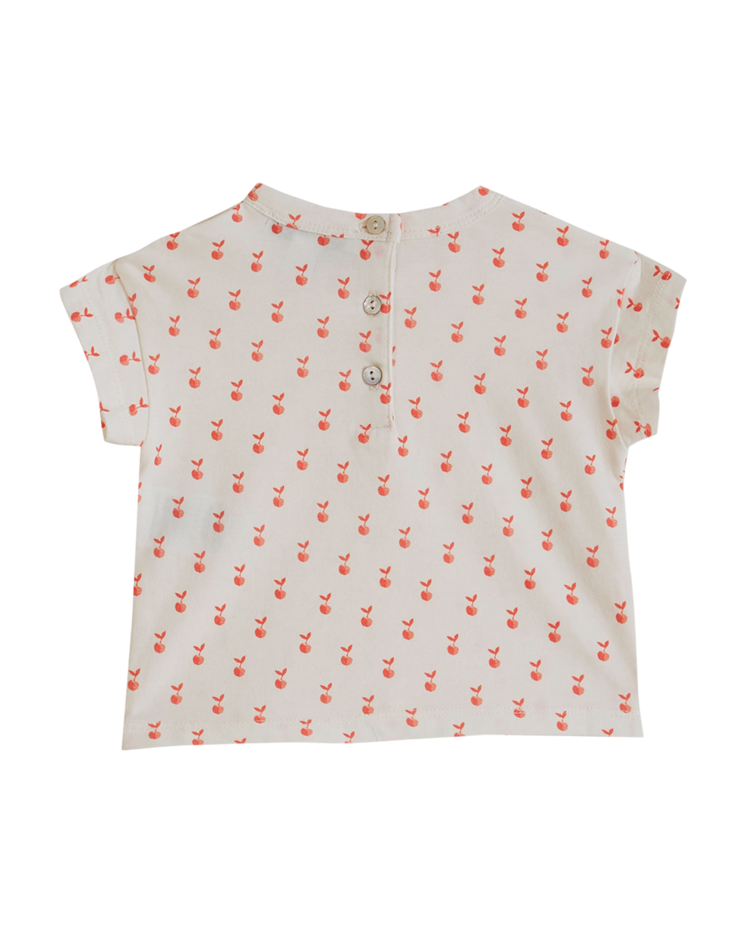 T-shirt - Coton bio pomme blanc