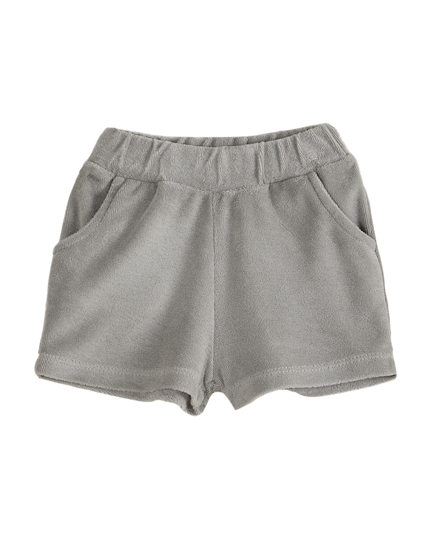 Gray terry shorts