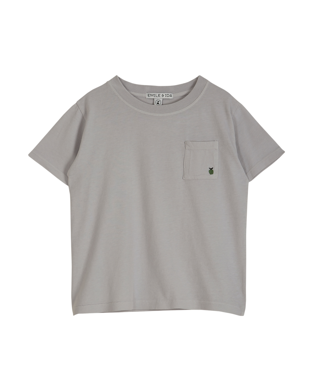 Gray organic cotton t-shirt