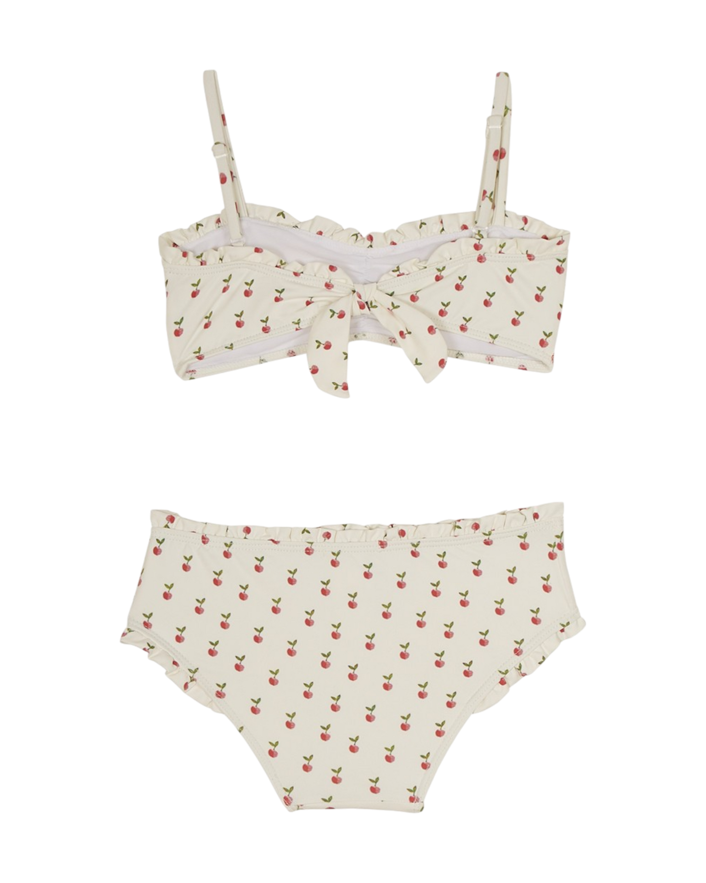 Maillot de bain 2 pièces pomme écru