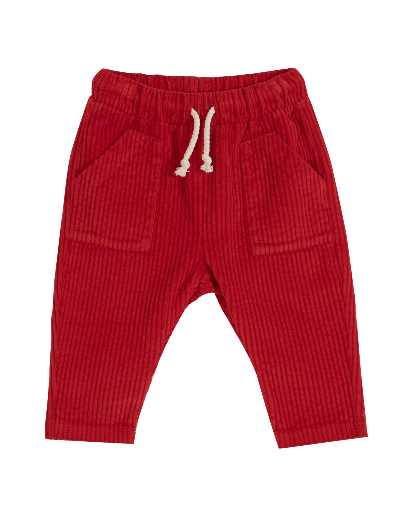 Pantalon velours rouge