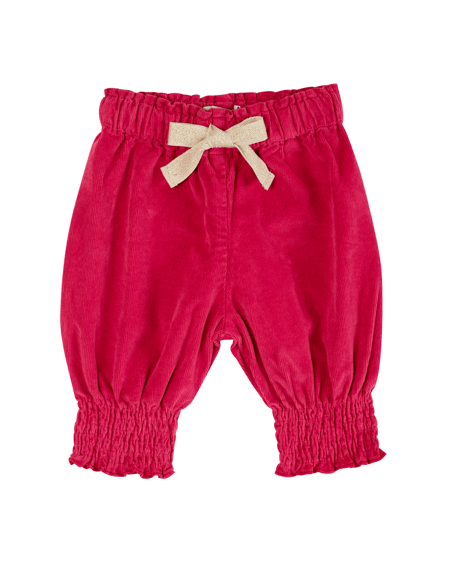 Sarouel velours fushia