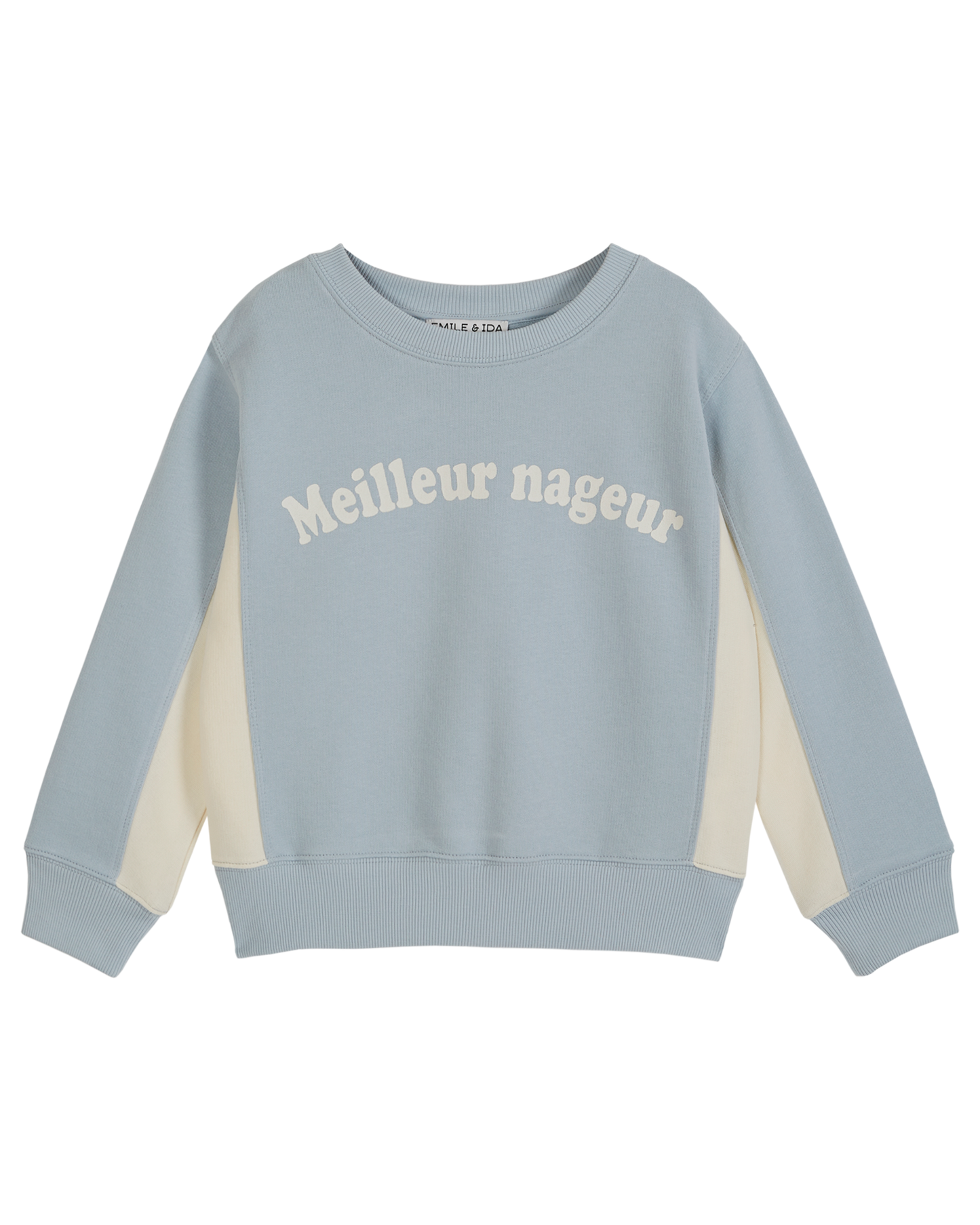 Sweat coton bio meilleur nageur flocon