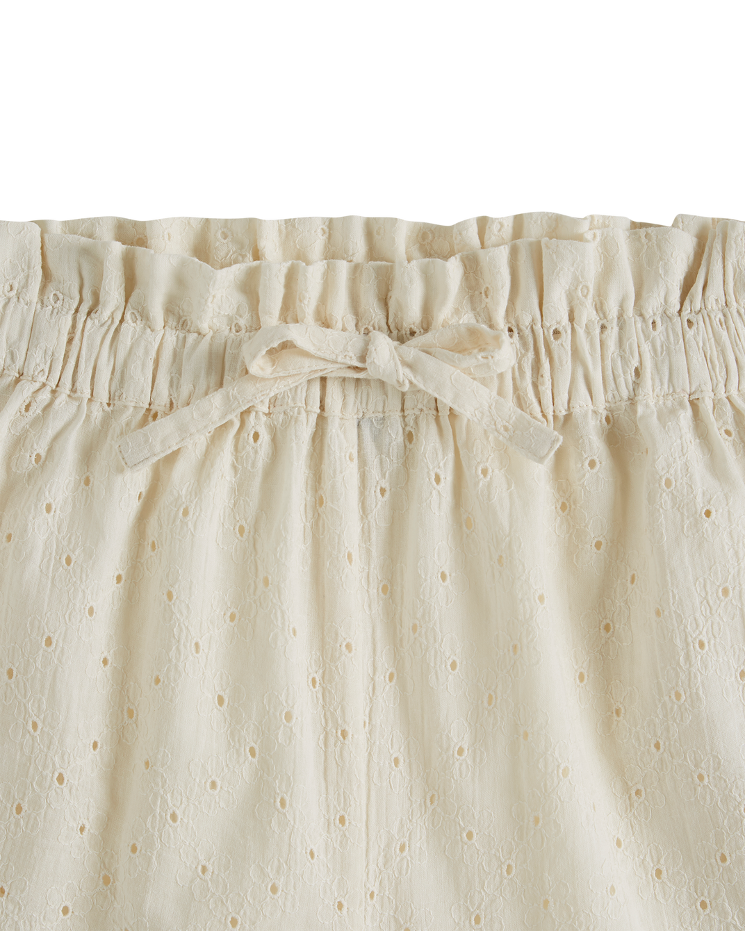 Short broderie anglaise fille chantilly