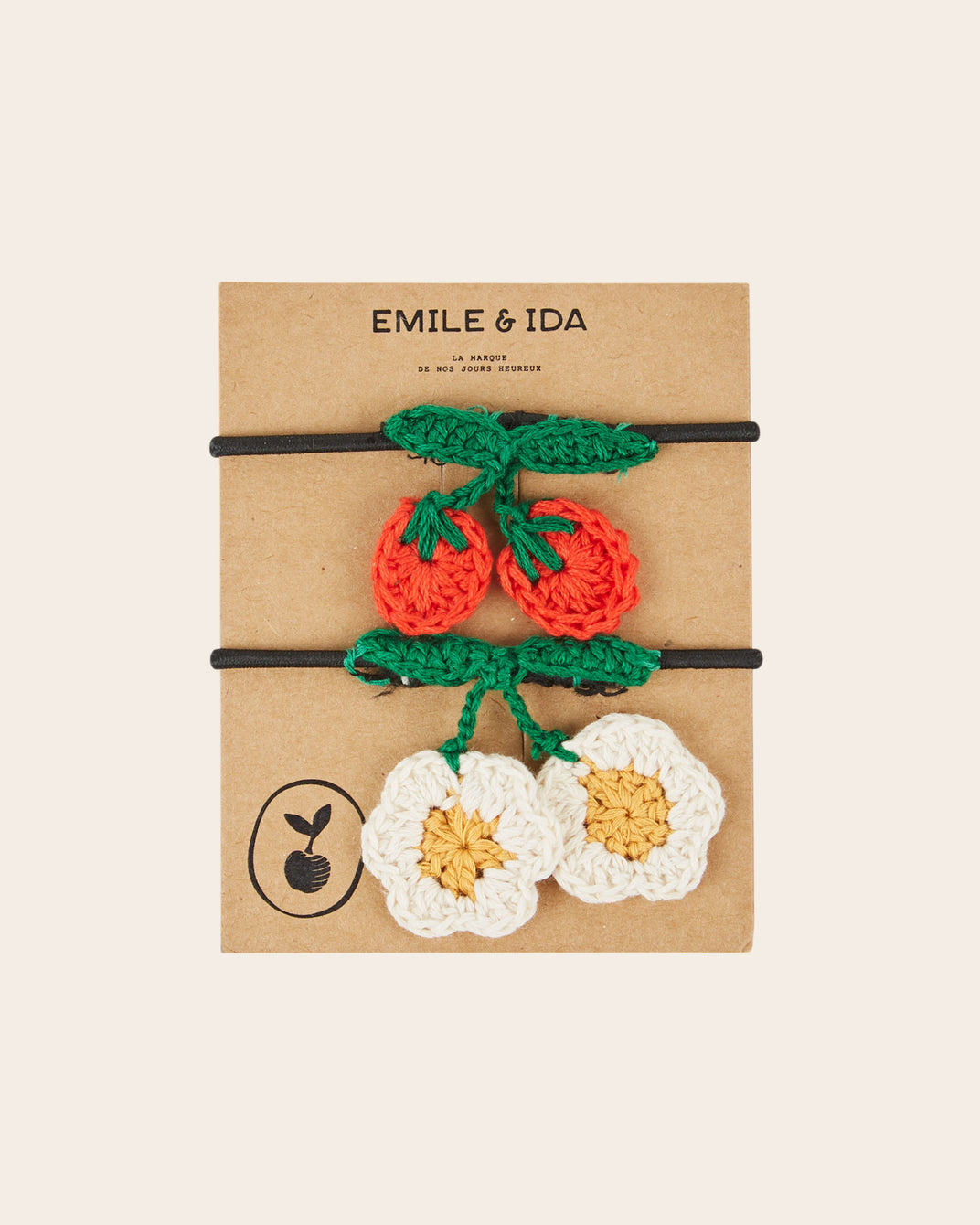 Elastiques - Crochet cerise