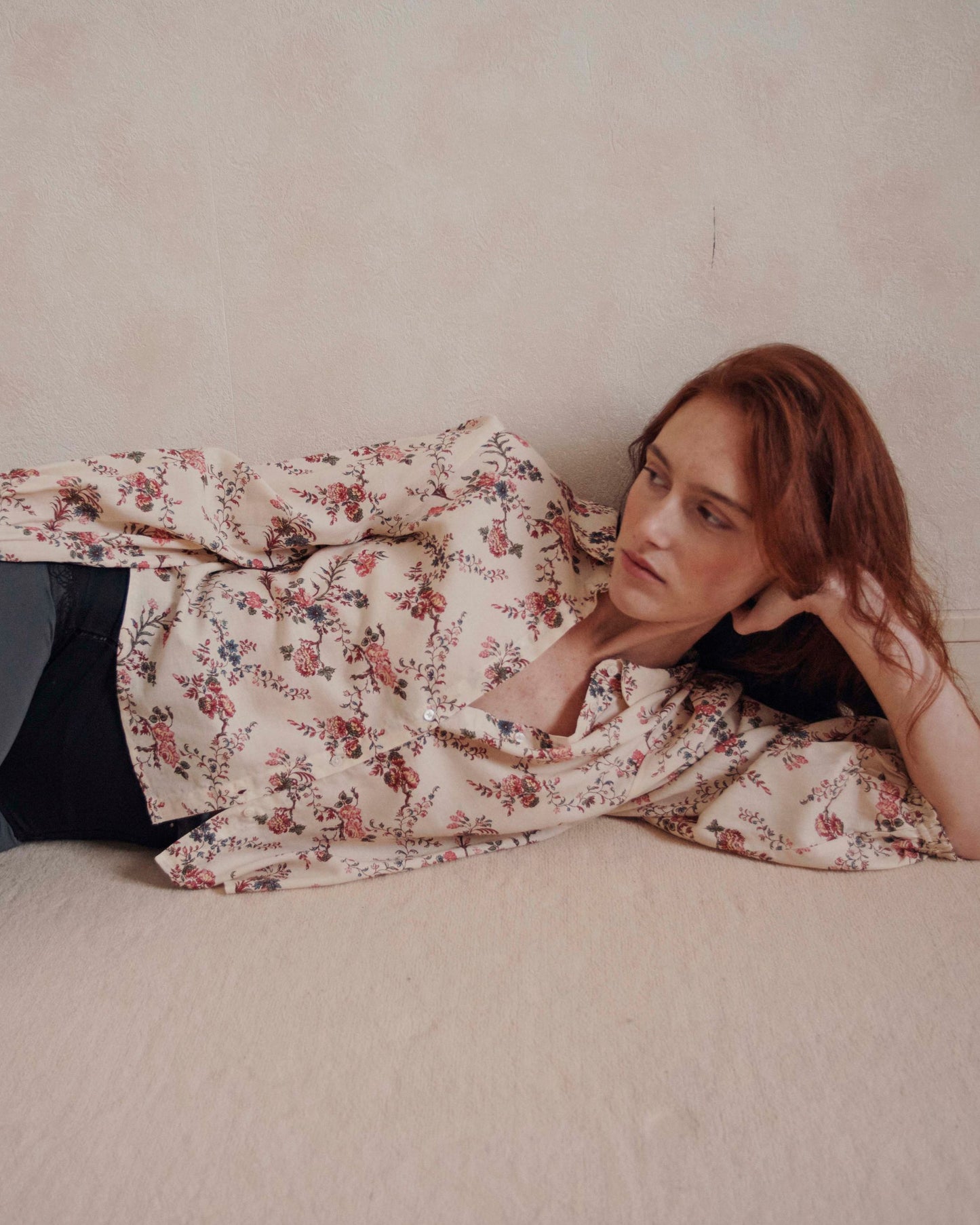 Ecru orchid shirt