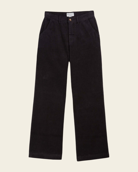 Pantalon velours cotelé noir