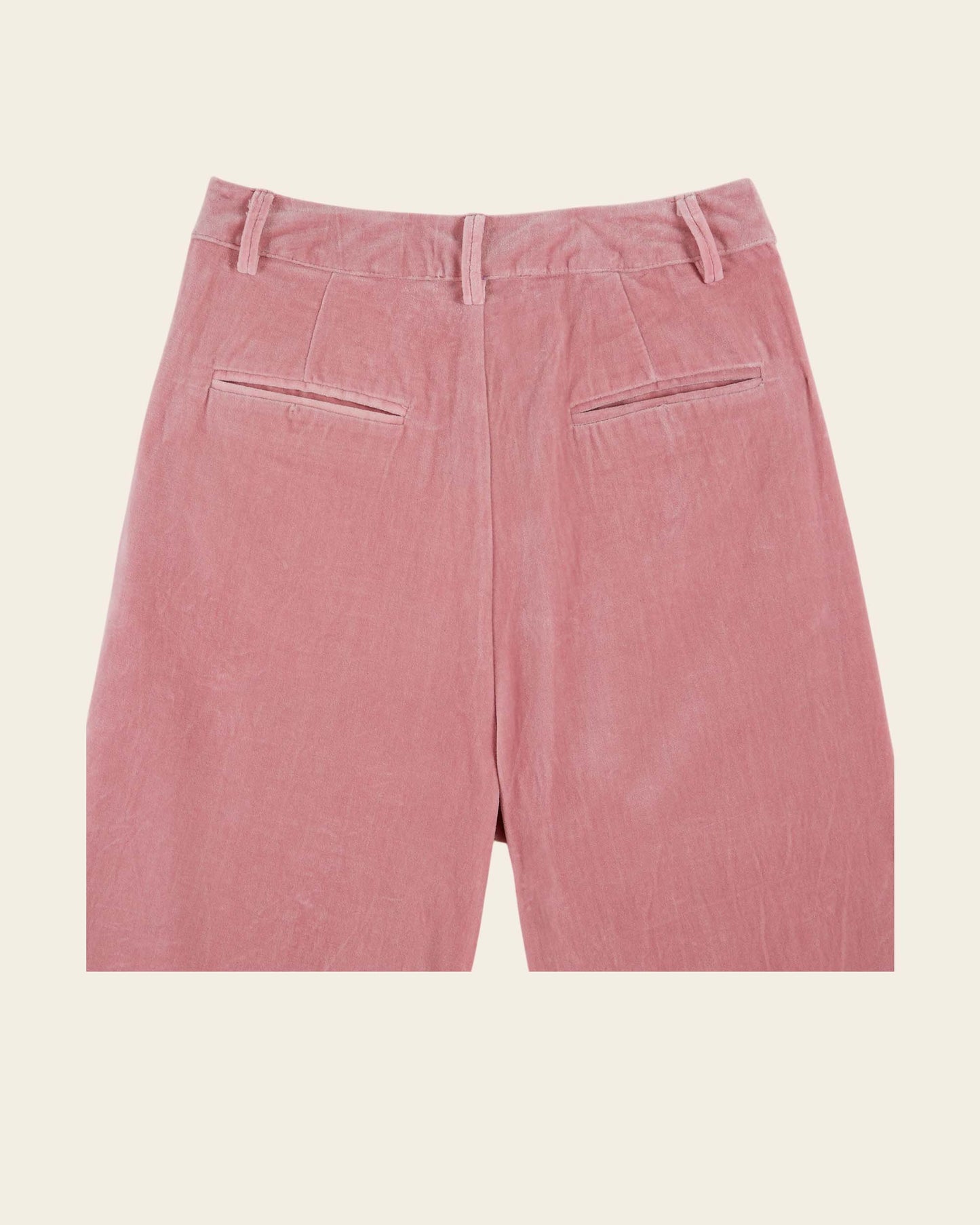 Pantalon velours rose